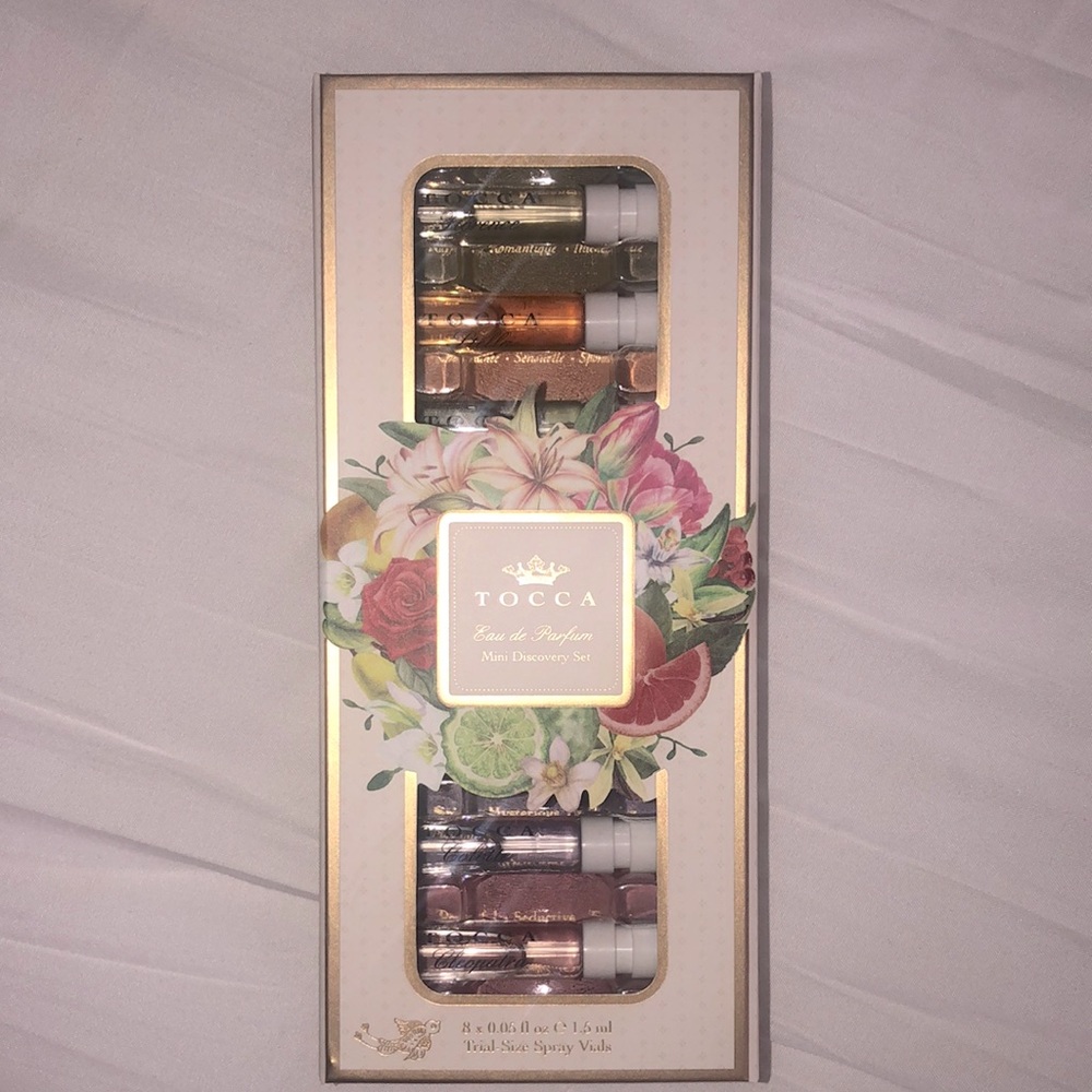 Tocca Mini Discovery Set 8 Tocca Samples Chloe Rose Tangerine 🍊🌸